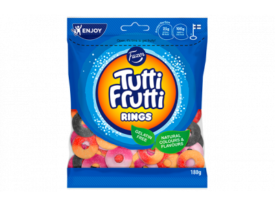 Tutti Frutti Rings 180 g - Fazer