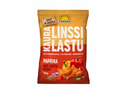 Linkosuo Kaura-linssilastu Paprika 100 g