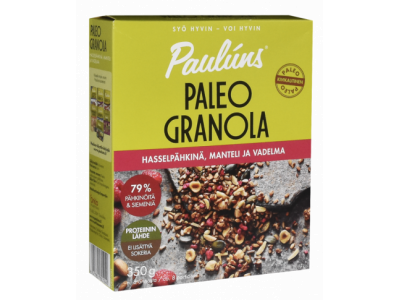 Paulúns Paleo granola hasselpähkinä 350g