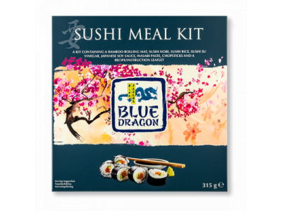 Blue Dragon Sushi ateriapakkaus