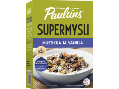 Paulúns Mustikka ja Vanilja mysli 500 g | Paulúns