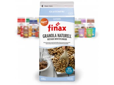 Granola Naturell | Finax Gluteniton