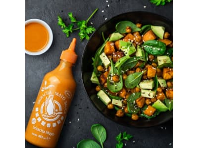 Sriracha Mayo Sauce - Authentic Vegan &amp; Mayo Sauce