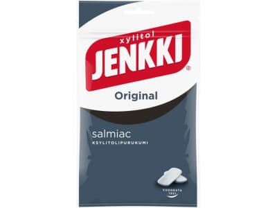 Cloetta Jenkki Original Salmiac Ksylitolipurukumi 100G
