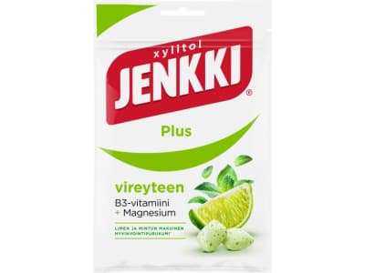 Cloetta Jenkki Plus Lime-Mint Ksylitolipurukumi 44G