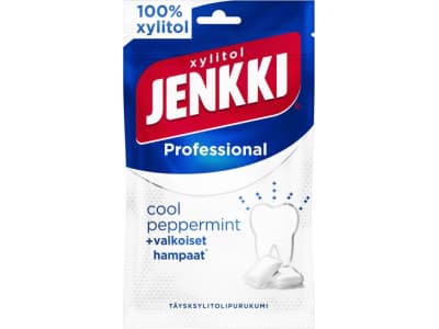 Cloetta Jenkki Professional Cool Pepperminttäysksylitolipurukumi 80G