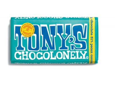 Tony&#039;s Chocolonely, tumma suklaa, pekaani-kookos, 180 g