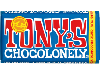 Tony&#039;s Chocolonely Tumma suklaa 70%, 180 g