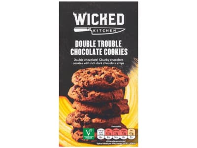 Wicked Kitchen - Double Trouble Chocolate Cookies 180G