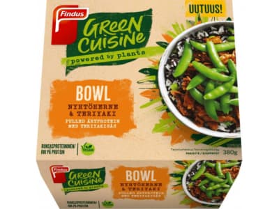 Findus Green Cuisine Nyhtöherne &amp; Teriyaki Bowl 380G, Pakaste