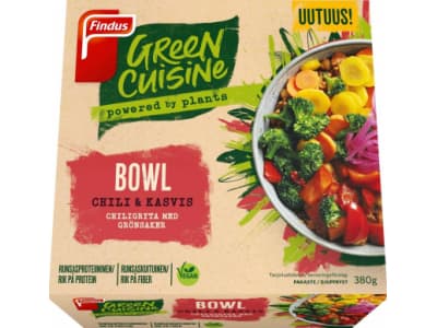 Findus Green Cuisine Chili &amp; Kasvis Bowl 380G, Pakaste