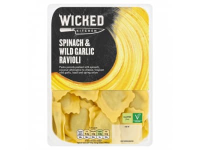 Wicked Kitchen - Spinach &amp; Wild Garlic Ravioli 250g