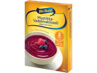 Blå Band Mustikka-Vadelmakiisseli