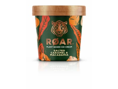 Roar mantelinmakuinen jäätelö Salted Caramel Macadamia 500ml