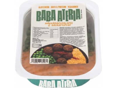 Baba Foods Ateria 310G, Bull Bean Falafel &amp; Sweet Potato Puree