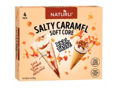 Naturli Salty Caramel Soft Core 4X90g
