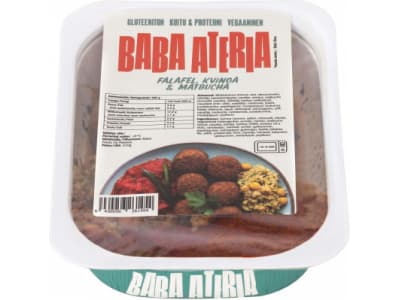 Baba Ateria 310G, Falafel, Kvinoa &amp; Matbucha