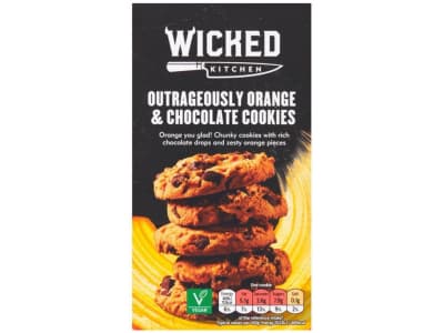 Wicked Kitchen Outrageously Orange &amp; Chocolate Cookies 180G