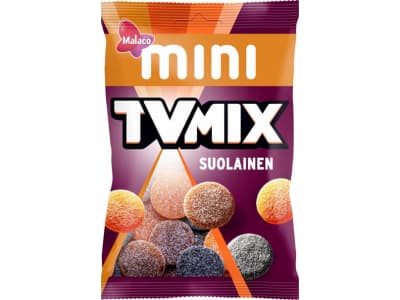 Malaco Mini Tv Mix Suolainen Makeissekoitus 110G