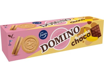 Fazer Domino Banana Choco Täytekeksi