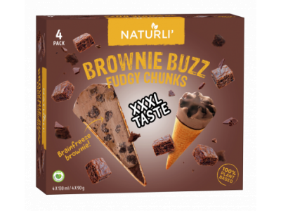 Naturli  Brownie Buzz Fudgy Chunks