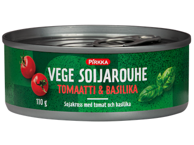 Pirkka Vege soijarouhe tomaatti-basilika 110g