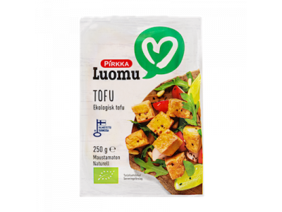 Pirkka Luomu tofu 250g maustamaton laktoositon