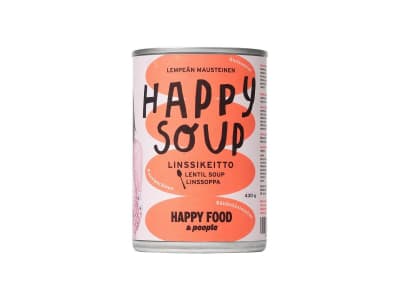 happyfood&amp;people Happy Soup Linssikeitto 430g