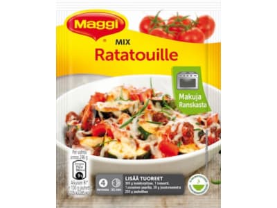 Maggi Mix Ratatouille-ainekset