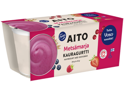Fazer Aito Kauragurtti Metsämarja 250g (2x125 g)