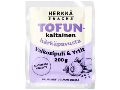 Herkkä Snacks Tofunkaltainen Valkosipuli &amp; Yrtit 200g